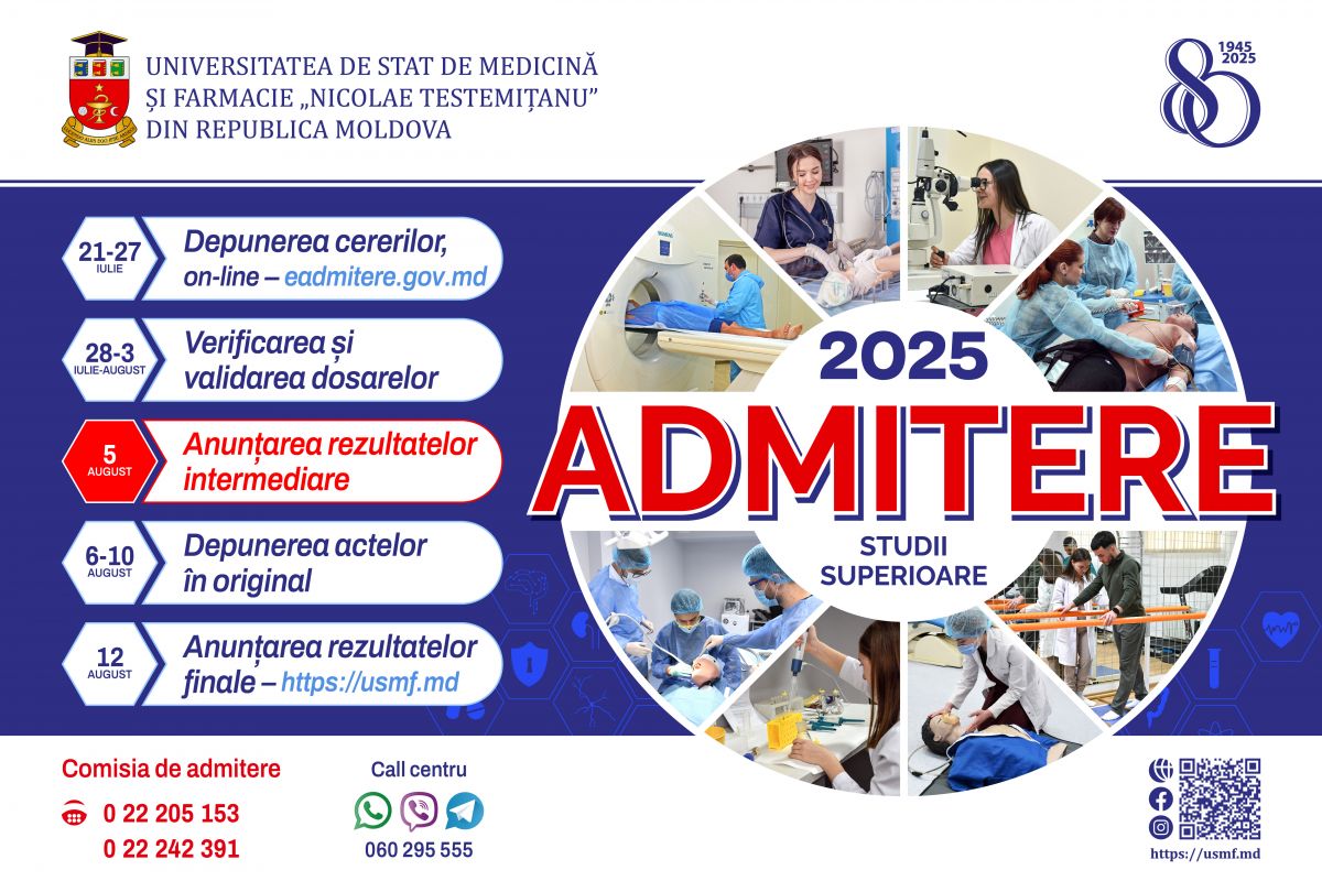 Rezultate intermediare admitere 2025